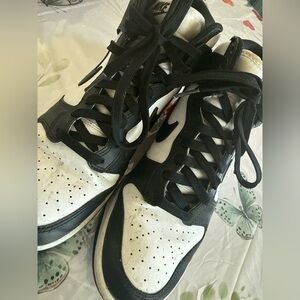 Nike Black and White Athletic Shoes